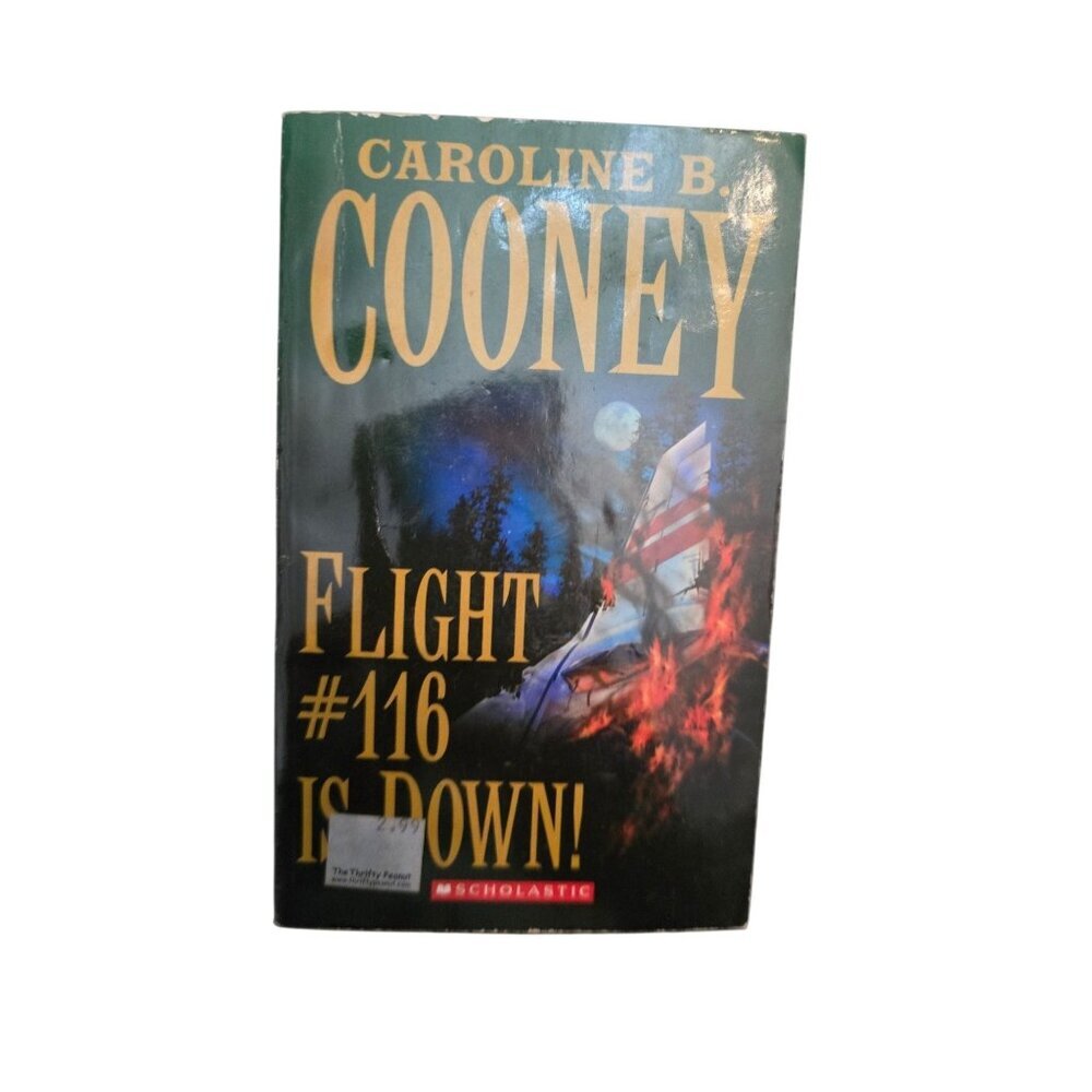 Flight #116 Down! by Caroline B. Cooney Vintage Horror Paperback Book
